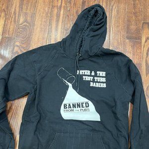 Peter and the Test Tube Babies Hoodie LG 80’s Punk Banned From the Pubs
